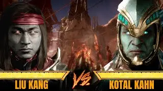 Mortal Kombat 11: Liu Kang vs Kotal Kahn || Tarkatan War Kamp Arena (Very Hard)