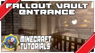 Fallout Vault Entrance | Redstone Piston Door Version | Minecraft Tutorials Java Edition 1.17+