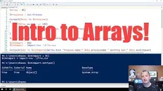 PowerShell Arrays Introduction