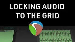 Lock or Quantize Audio to Grid with Reaper