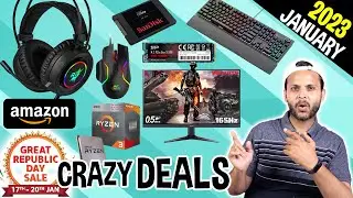 Best Deals On PC Parts || Amazon Great Republic Day Sale Jan 2023 🔥🔥