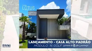 Casa Luxuosa em Riviera de São Lourenço | Módulo 16 Golf | Lançamento