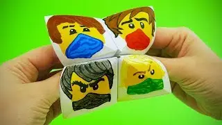 The Lego Ninjago Paper Fortune Teller Step by Step Tutorial | Chatterbox DIY