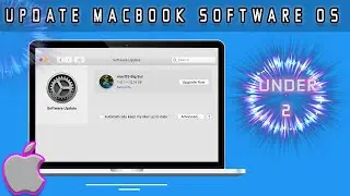  Update MacBook Software OS - Under 2 Minutes