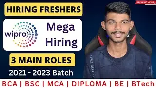 Wipro Biggest Hiring Is Back 2023 | BCA BSC & Engineering Students | Apply Now