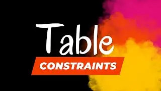 Add Table Constraints | Oracle SQL Developer