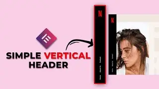 Vertical Menu/Header in Elementor | Elementor Pro tutorial