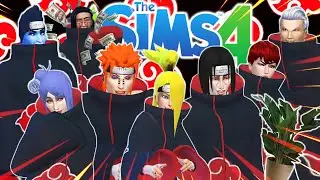 The Akatsuki Is Now Assembled (NARUTO SIMS 4)