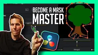 How to Draw Masks & Polylines in DaVinci Resolve - Use the Pen Tool like a Boss!