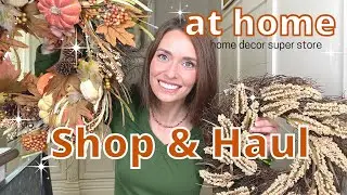 AT HOME FALL HOME DECOR 2021 | SHOP WITH ME AND HAUL