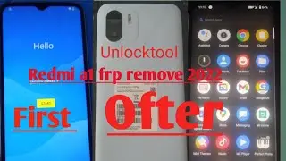 Redmi A1/A1+ A2/A2+ frp remove unlocktool 2022 new model redmi a2 a1 a1+ A2+