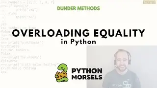 Overloading equality in Python