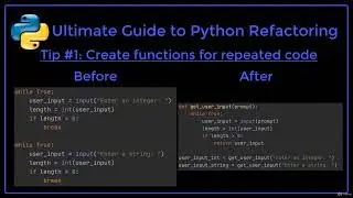 4. ultimate guide to python refactoring