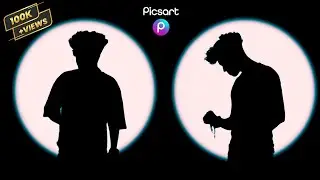 Picsart Dark Shadow Glowing Effect Photo Editing Tutorial ||dark shadow Photo Editing in PicsArt