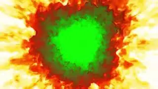 Fire tunnel green screen - Download Stock Footage