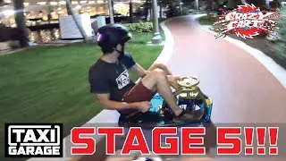 Crazy Fast STAGE 5 crazy cart full send | TAXI GARAGE