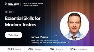 Testing AI, FinOps, and Data Quality |  James Massa  | Testμ 2024 | LambdaTest