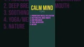 6 Ways To Calm Your Mind