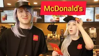 ASMR | Ayaka and Ayato Work at McDonald's | Genshin Cosplay ASMR #GenshinxMcD #GenshinApplePie