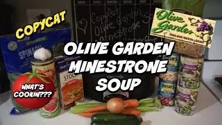 COPYCAT OLIVE GARDEN MINESTRONE SOUP RECIPE ~ CROCKPOT VERSION 🍅🍆🌽