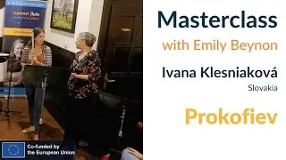 Ivana Klesniaková - Prokofiev Sonata - MASTERCLASS