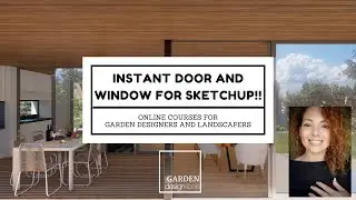 Instant Door and Window plugin for SketchUp!!