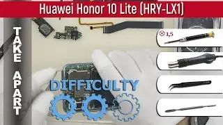 How to disassemble 📱 Huawei Honor 10 Lite HRY-LX1 Take apart Tutorial