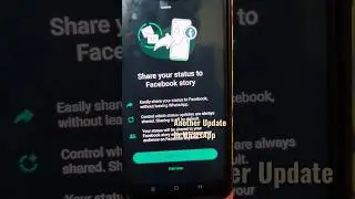 New Update In WhatsApp🔥Share Whatsapp Story Diractly On Facebook😍#whatsappupdate2023 #facebookstory