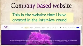 Company based website | website - 8 | Front End Projects & websites | By Mr.Gopi | HTML-CSS-BOOSTRAP