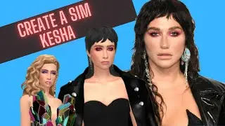 Sims 4| CAS - Kesha + CC Folder + Sim Download