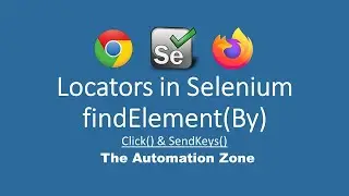 FindElement  using Locators in Selenium 4, click and sendKeys - Selenium Tutorials