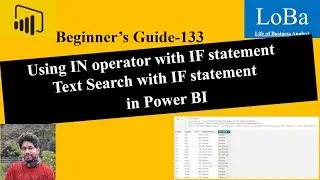 Power BI In Operator with IF Statement | Text search within multiple rows | Dynamic IF using table