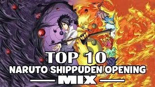 Anime Opening Music Mix | Top 10 Best Naruto Opening MIX