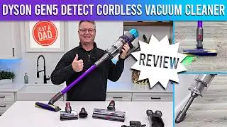 Dyson Gen5detect Cordless Vacuum Cleaner REVIEW  *Built in Crevis Tool!*  WORKS GREAT