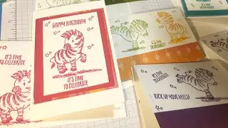 Zany zebra stampin up FB Live