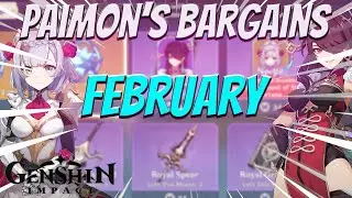 Paimon's Bargains' shop: February | Genshin Impact