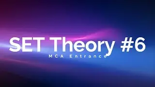 Set Theory for MCA Entrance Preparation #6 : Important Questions