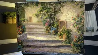 Italian Village Garden | Paint with Kevin ®