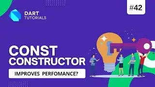 Const constructor in Dart | Dart const constructor | Dart Tutorial #42