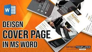 How to Design Cover Page in MS Word | DIY Tutorial