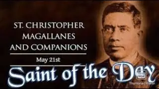 Divine Office Vespers Wed 5th Week of Easter Saint Christopher Magallanes May 21, 2024