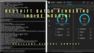 TUTORIAL - REDSHIFT BATCH RENDERING INSIDE HOUDINI