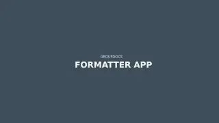 How to beautify HTML, CSS, JSON and XML code | GroupDocs.Formatter App