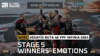 Stage 5 Winners' emotions - Desafio Ruta 40 YPF INFINIA 2024 - #W2RC