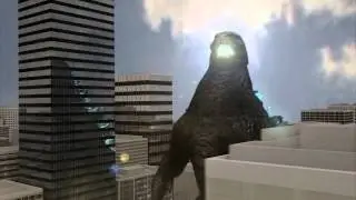 Godzilla 2014 Test Animation