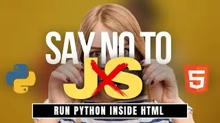 Run Python inside HTML 🤩 | No Javascript