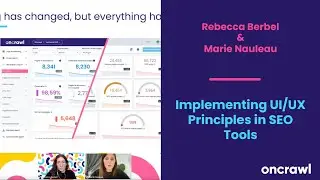 Implementing UI/UX Principles in SEO tools - WEBINAR