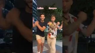 Europeo 🆚 Latino ! @brunobarbieriro  🕺✨ #frances #ecuador #baile #trend #latino