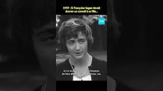 Le conseil de Françoise Sagan à sa fille❣️ #INA #shorts