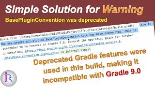 Fix for "Deprecated Gradle features were used in this build, making it incompatible with Gradle 9.0"